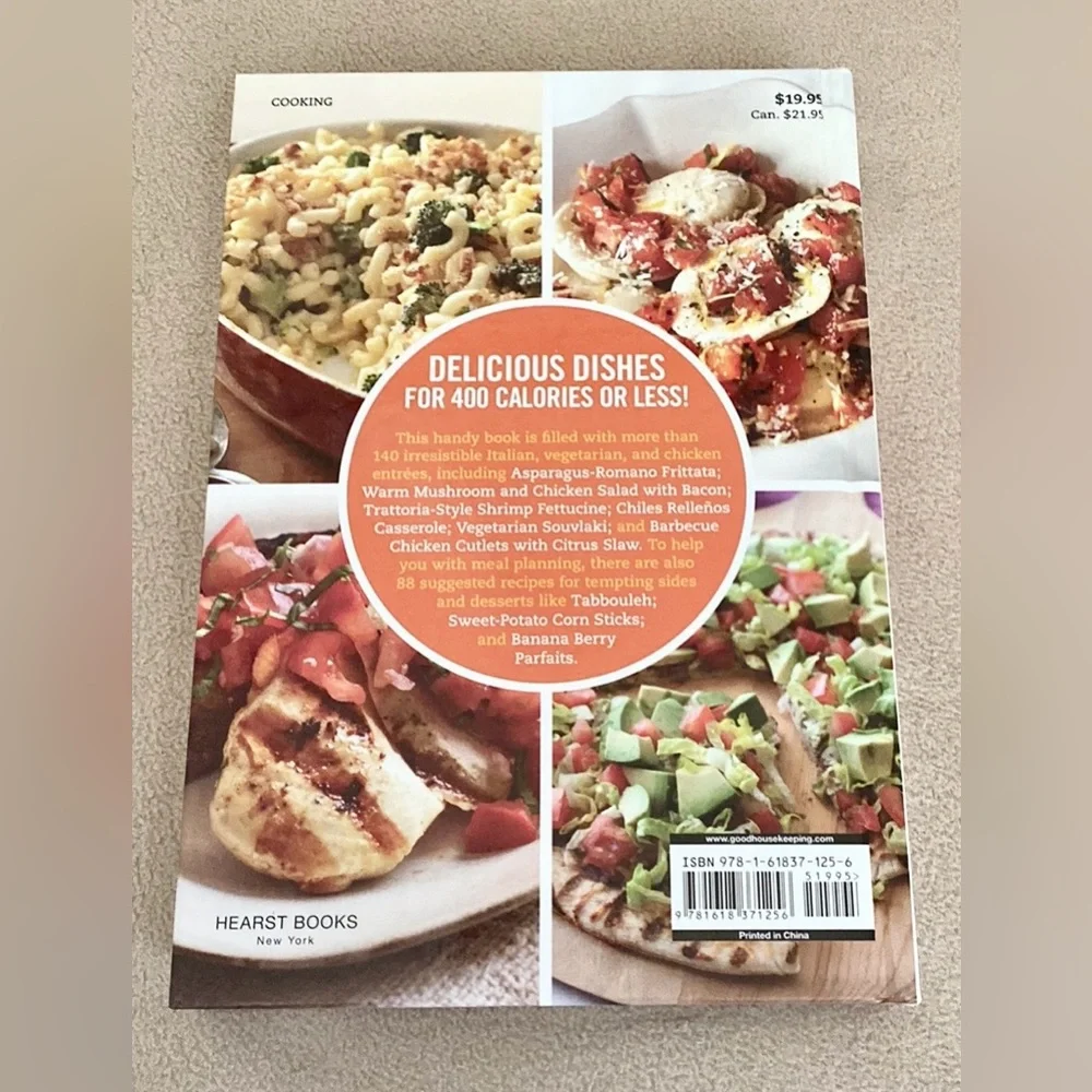 Good Housekeeping 400 Calorie Meals Easy Mix & Match Recipes Hardcover Cookbook